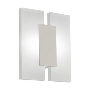 Eglo Metrass 2 zidna/2, led, 2x4,5w, 2x480lm, nikl-mat/bela 