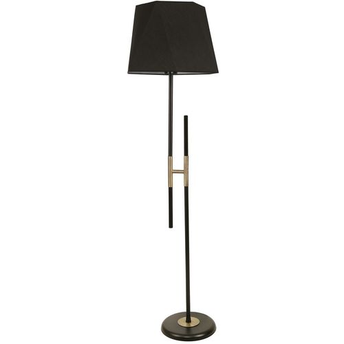 Felix Siyah Lambader Altıgen Siyah Abajurlu Black Floor Lamp slika 1