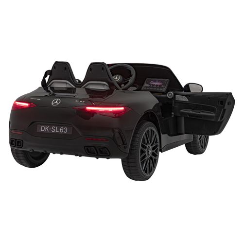 Licencirani auto na akumultor Mercedes  Benz AMG SL63 - crni slika 7