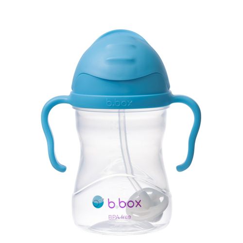 b.box Sippy cup bočica sa slamkom - blueberry slika 5