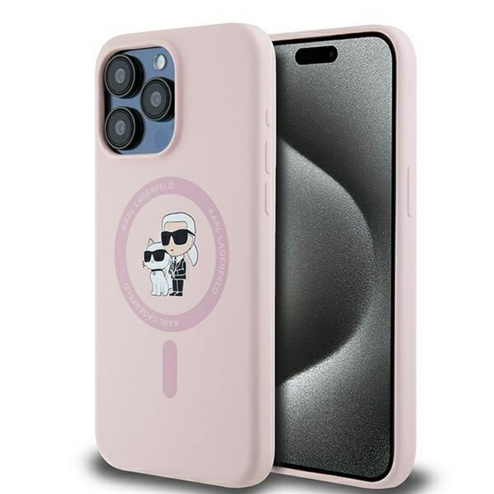 TPU Karl Lagerfeld maska za iPhone 15 Pro Max KLHMP15XSCMKCRHP slika 4