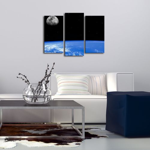 3PATDACT-31 Multicolor Decorative Led Lighted Canvas Painting (3 Pieces) slika 4