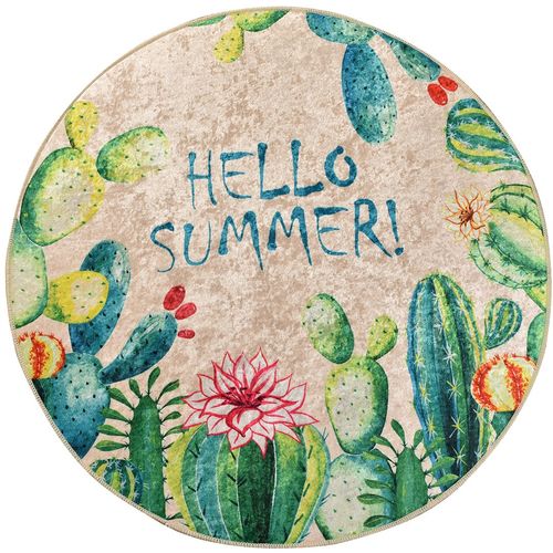 Hello Summer (140) Multicolor Bathmat slika 2