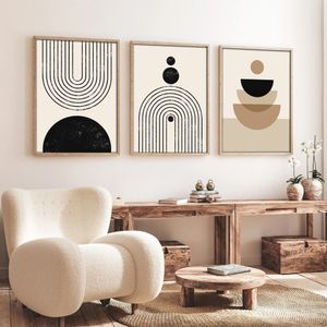 Dekorativna slika u okviru Huhu26250 x 70 cm, od MDF-a, višebojna (set od 3 komada)