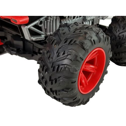 Buggy na daljinsko upravljanje  1:14 2.4G RC Big Wheels - crveni slika 6