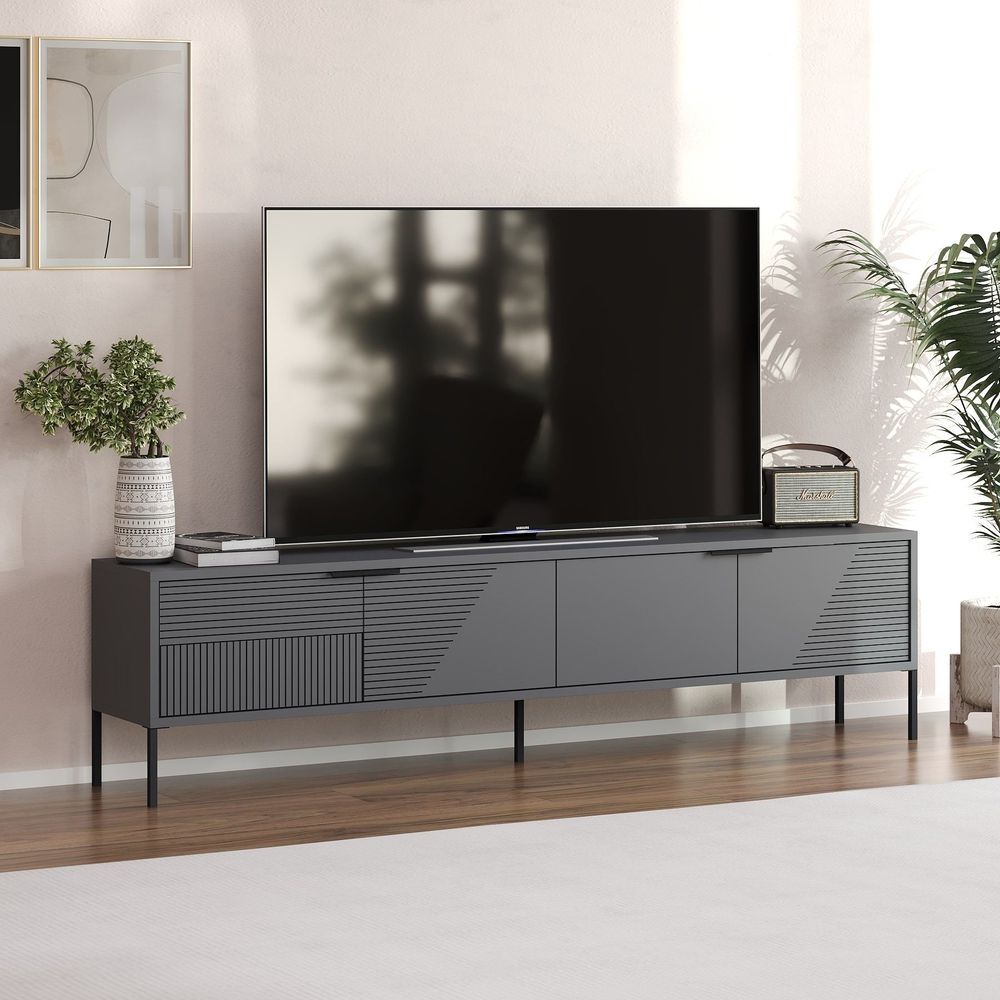 TV stalak Dore u antracit boji slika 3