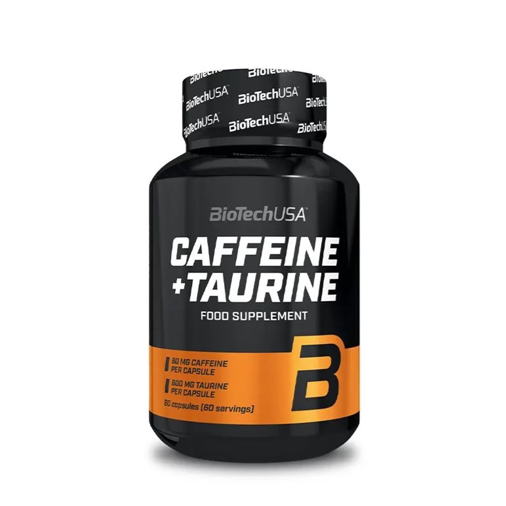 BioTechUSA Caffeine + Taurine - 60 Kapsula slika 1