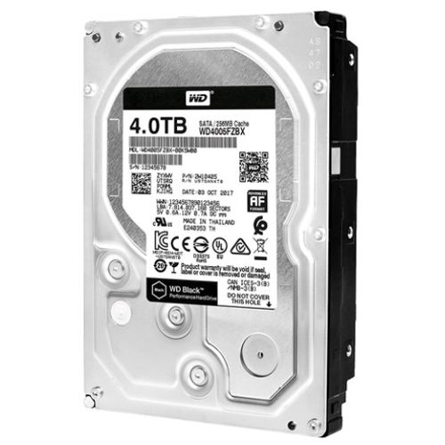 Western Digital HDD WD 4TB WD4005FZBX SATA3 256MB 7200 Black slika 1