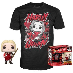 Set figure POP & Tee DC Comics Escuadron Suicida Harley Quinn size M