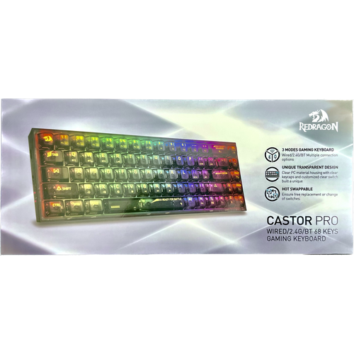 REDRAGON KEYBOARD CASTOR PRO K631CTB RGB PRO slika 9