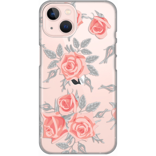 Torbica Silikonska Print Skin za iPhone 13 6.1 Elegant Roses slika 1