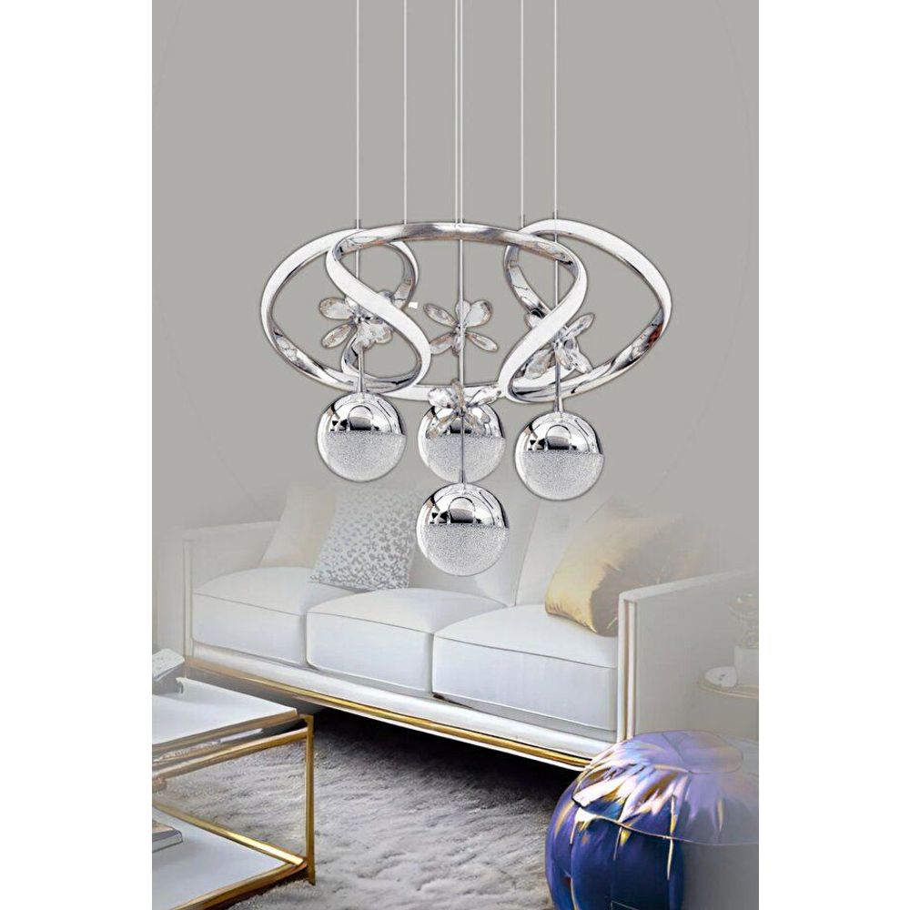 Luster Zumrut 3+1 – boje: hrom slika 2