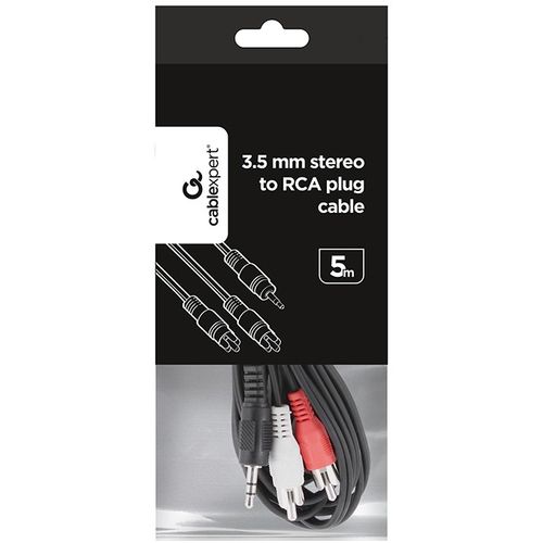 Gembird CCA-458-5M 3.5 mm stereo to RCA plug cable, 5 m slika 4