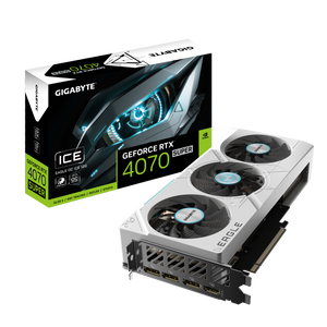 Gigabyte GV-N407SEAGLEOC ICE-12GD GeForce RTX 4070 SUPER EAGLE OC ICE 12GB