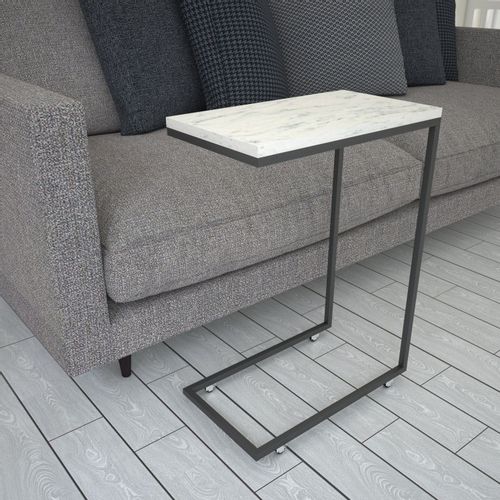 Callen - White Marble Black
White Side Table slika 3