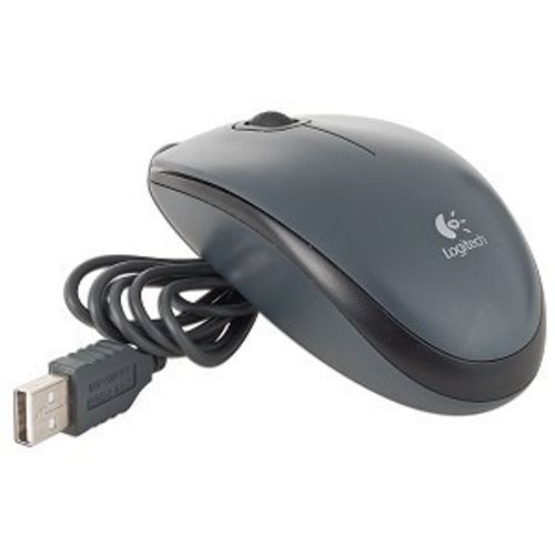Logitech M90 Wired Optical Mouse, USB, Gray slika 2