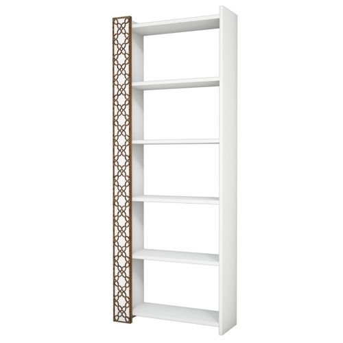 Woody Fashion Polica za knjige, City - White slika 3