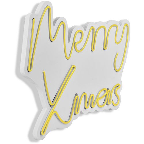 Wallity Ukrasna plastična LED rasvjeta, Merry Christmas - Yellow slika 16