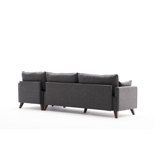 Atelier Del Sofa Kutna garnitura, Antracit, Bella Corner Sofa Right - Anthracite slika 7