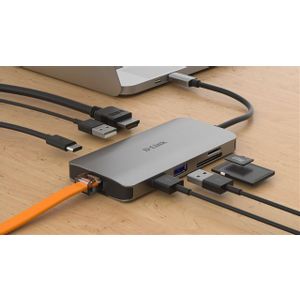 D-Link USB-C HUB 8-in-1, DUB-M810