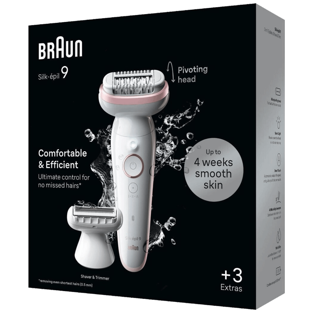 Braun Silk épil 9 Flex 3D Epilator SES9-030, 2u1 slika 2