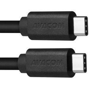 Avacom kabel TPCC-P10B 2xType-C crni 100cm