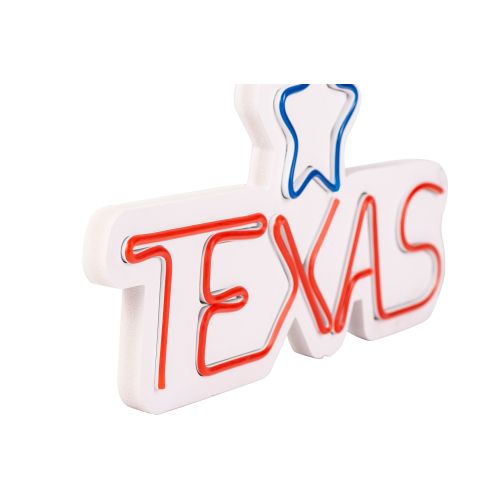 Wallity Ukrasna plastična LED rasvjeta, Texas Lone Star Blue slika 6