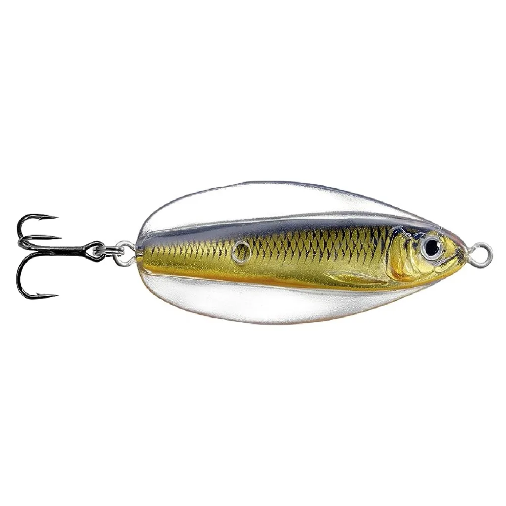 LiveTarget metalna varalica Erratic Shiner (Casting Spoon) Gold Black 60mm 14g (ESS60SK208) slika 1