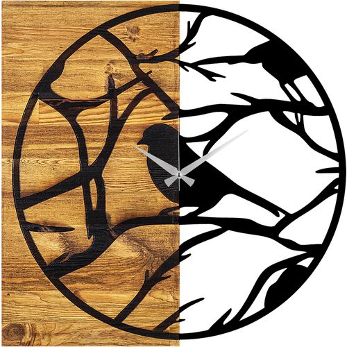 Wallity Ukrasni drveni zidni sat, Wooden Clock 35 slika 5