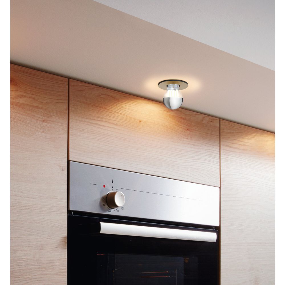 Eglo ugradbena rasvjeta saluzzo e27 1x40w crno v:3mm o90mm slika 2