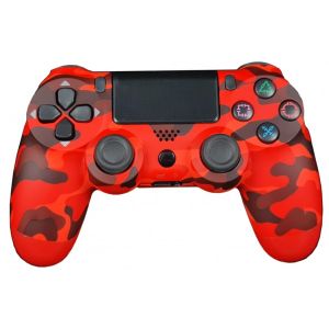 JPD-Wireless-Thrillershock PC/PS4 CAMO RED Gembird Bezicni gamepad sa dvostrukom vibracijom