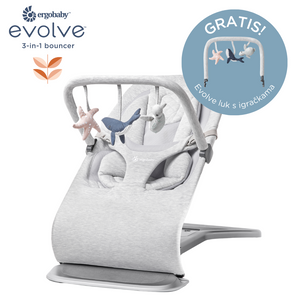 Ergobaby ležaljka Evolve 3u1- Charcoal Grey 