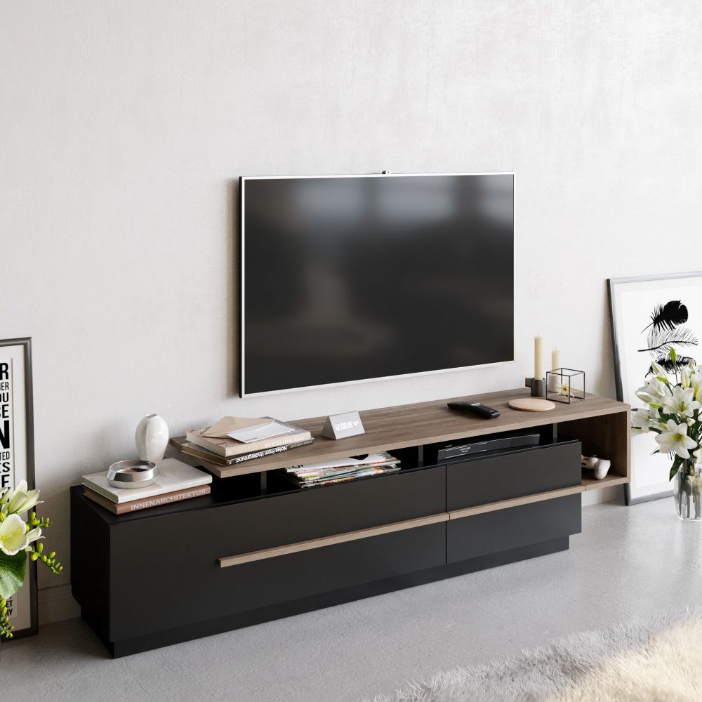 TV Stalak Pia - Crni, Orah Crni slika 1