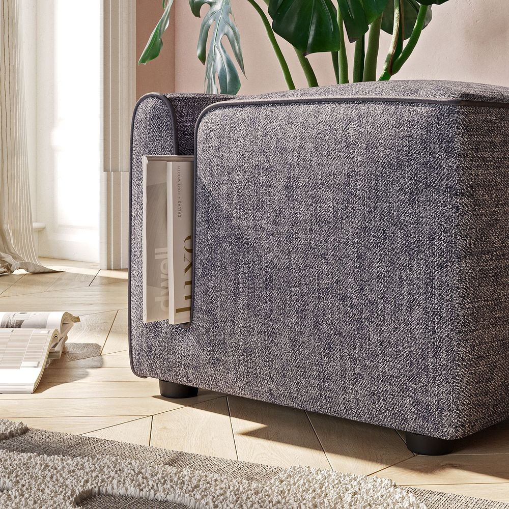 Paris - Sivi Pouf slika 5