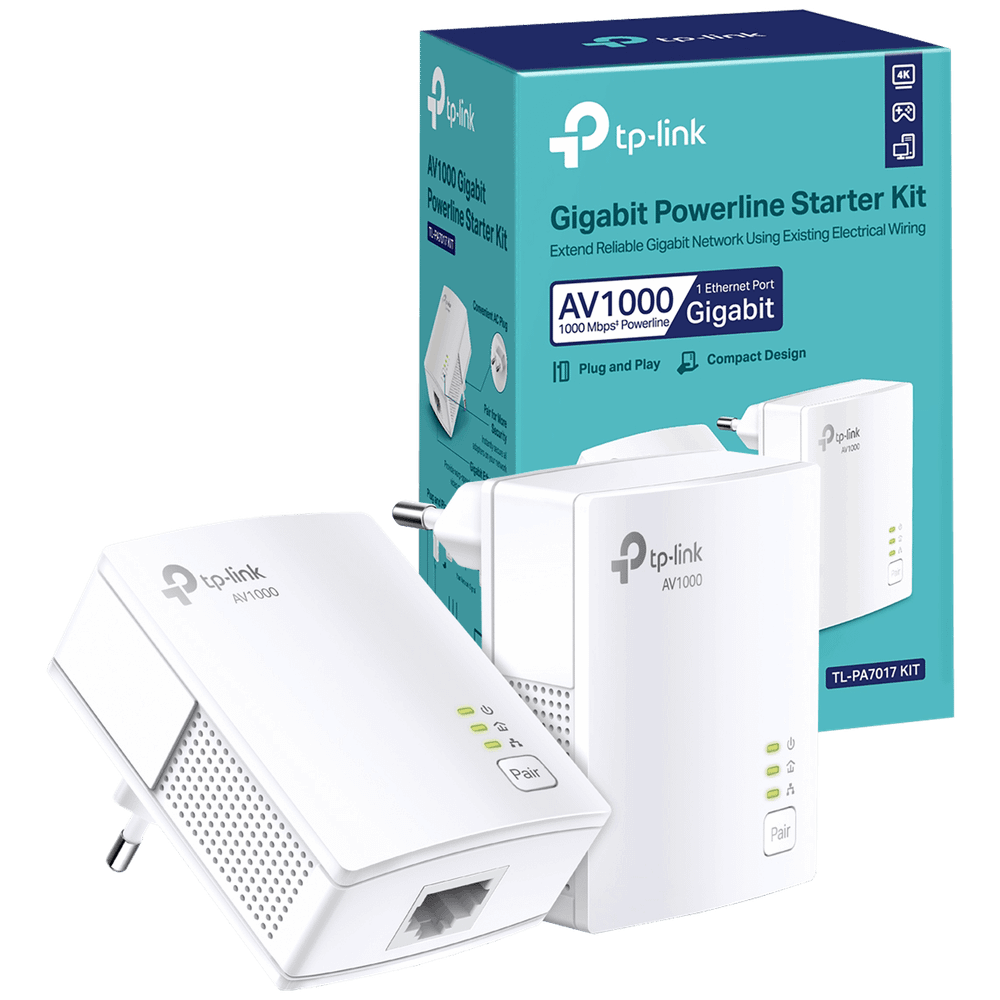 TP-LINK Mrežna strujna utičnica, AV1000 TL-PA7017 KIT slika 1