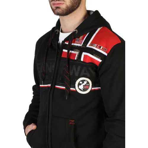 Geographical Norway muški hoodie/dukserica Flipper man black slika 3