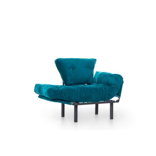 Atelier Del Sofa Fotelja, Petrol Green, Nitta Single - Petrol Green slika 6