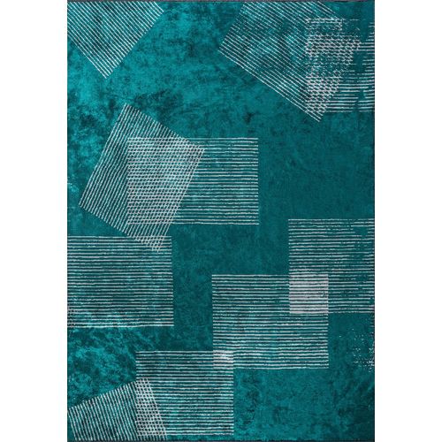 Tepih MATRIX DARK TURQUOISE, 160 x 230 cm slika 1