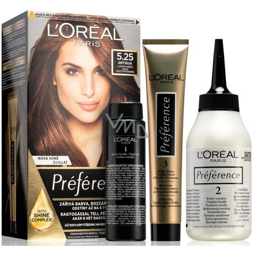 L'Oreal Preference (Recital) Farba Za Kosu Antigua Marron Givre Caraca 5,25 (M2) slika 2