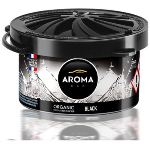 Miris za auto limenka Aroma Organic 40g - Black slika 1