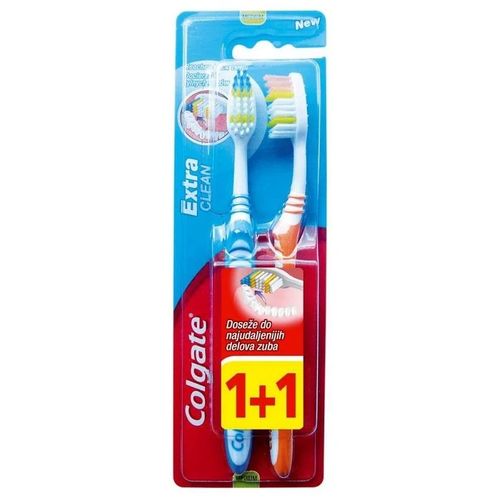 Colgate četkica za zube Extra Clean 1+1  slika 1