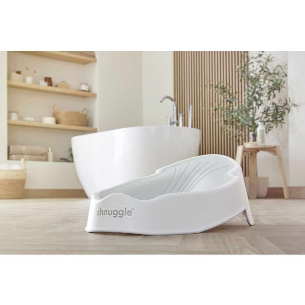 Shnuggle Potpora za kupanje bebe (0 - 6 mjeseci) - White/ Grey slika 7