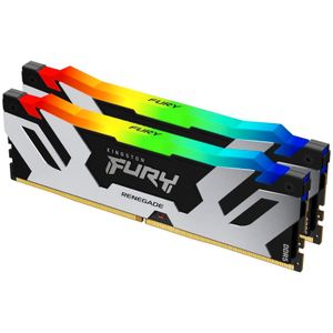 Kingston KF572C38RSAK2-48 DIMM DDR5 48GB (2x24GB kit) 7200MT/s FURY Renegade Silver RGB XMP