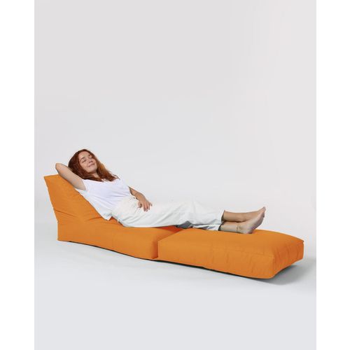 Atelier Del Sofa Siesta Sofa Bed Pouf - Narandžasti Vrt Bean Bag slika 4