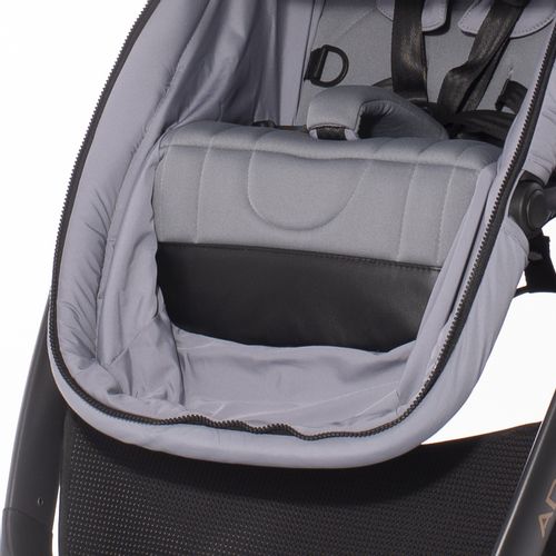 LORELLI ADRIA Kolica Grey 2u1 SET: Košara + Putna Torba + Zimska Navlaka (do 15 kg) slika 31