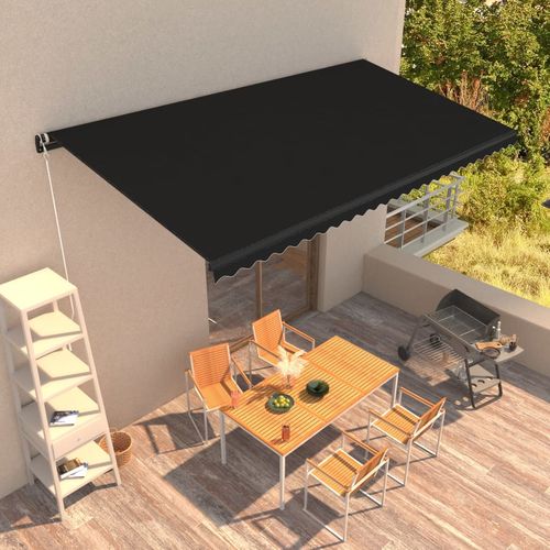 Tenda na ručno uvlačenje 600 x 300 cm antracit slika 25