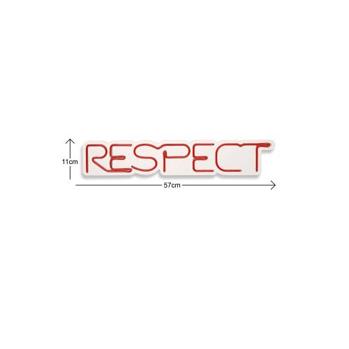 Wallity Ukrasna plastična LED rasvjeta, Respect - Red slika 5