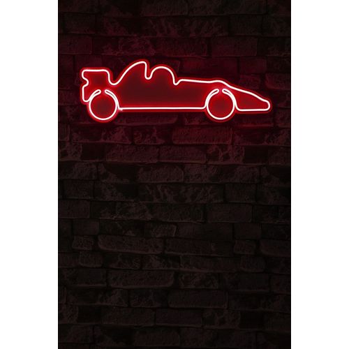Wallity Ukrasna plastična LED rasvjeta, Formula 1 Race Car - Red slika 10