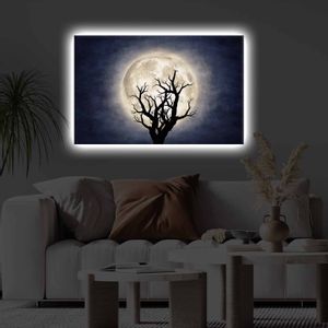 4570KTLGDACT - 002 Multicolor Decorative Led Lighted Canvas Painting