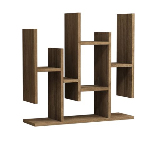 Flower - Walnut Walnut Wall Shelf slika 3